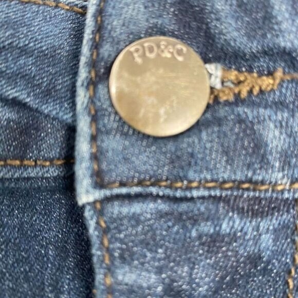 PD&C Paper Authenticity Denim Cloth Slim Straight Blue Jeans Mens Size 44X32 - Picture 9 of 11